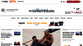 What Denvergazette.com website looked like in 2023 (This year)
