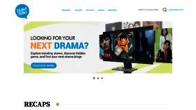 What Dramabeans.com website looked like in 2023 (This year)