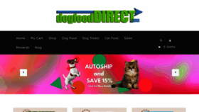 What Dogfooddirect.com website looked like in 2023 (This year)