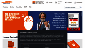What Druckdiscount24.de website looked like in 2023 (This year)