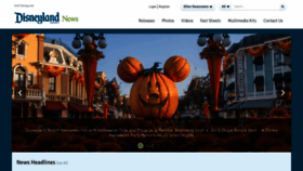 What Disneylandnews.com website looked like in 2023 (This year)