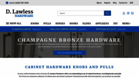 What Dlawlesshardware.com website looked like in 2023 (This year)