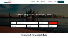 What Dubairent.com website looked like in 2023 (This year)