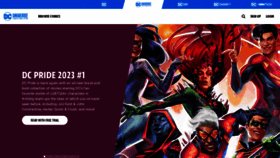 What Dcuniverseinfinite.com website looked like in 2023 (This year)