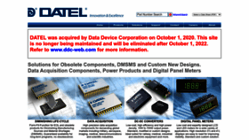 What Datel.com website looked like in 2023 (This year)