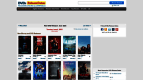 What Dvdsreleasedates.com website looked like in 2023 (This year)