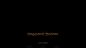 What Dragonsdogma.com website looked like in 2023 (This year)