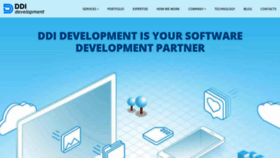 What Ddi-dev.com website looked like in 2023 (This year)