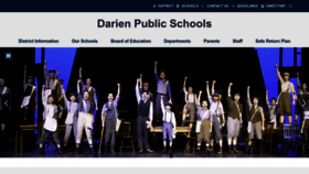 What Darienps.org website looked like in 2023 (This year)