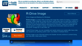 What Drive-image.com website looked like in 2023 (This year)