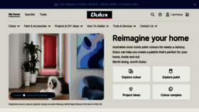 What Dulux.com.au website looked like in 2023 (This year)