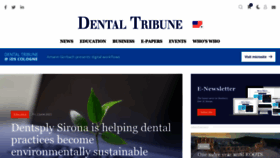 What Dental-tribune.com website looked like in 2023 (This year)