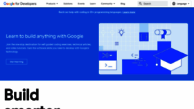 What Developers.google.cn website looked like in 2023 (This year)