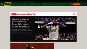 What Depor.pe website looked like in 2023 (This year)