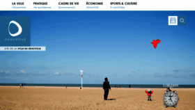 What Deauville.fr website looked like in 2023 (This year)