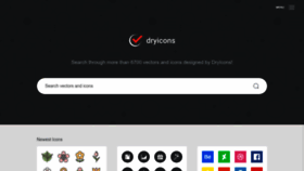 What Dryicons.com website looked like in 2023 (This year)