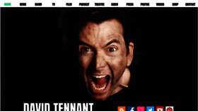 What David-tennant.com website looked like in 2023 (This year)