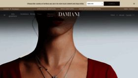 What Damiani.com website looked like in 2023 (This year)