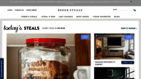 What Decorsteals.com website looked like in 2023 (This year)