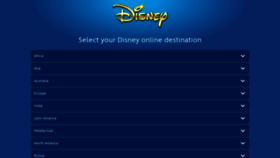 What Disneyinternational.com website looked like in 2023 (This year)