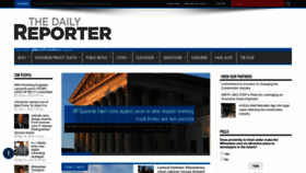 What Dailyreporter.com website looked like in 2023 (This year)