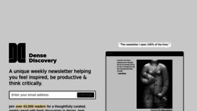 What Densediscovery.com website looked like in 2023 (This year)