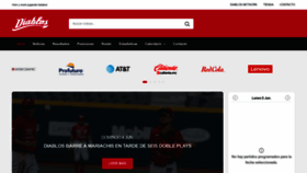 What Diablos.com.mx website looked like in 2023 (This year)