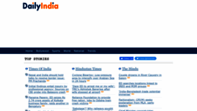 What Dailyindia.com website looked like in 2023 (This year)