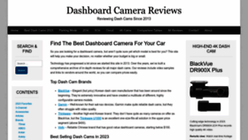 What Dashboardcamerareviews.com website looked like in 2023 (This year)