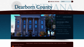 What Dearborncounty.org website looked like in 2023 (This year)