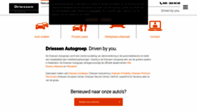 What Driessenautogroep.nl website looked like in 2023 (This year)