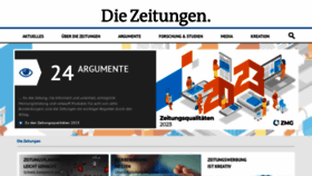 What Die-zeitungen.de website looked like in 2023 (This year)
