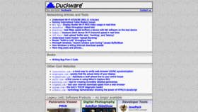 What Duckware.com website looked like in 2023 (This year)