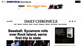 What Daily-chronicle.com website looked like in 2023 (This year)