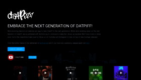 What Datpiff.com website looked like in 2023 (This year)