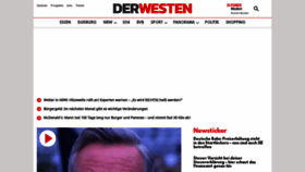 What Derwesten.de website looked like in 2023 (This year)