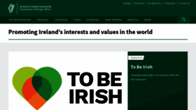 What Dfa.ie website looked like in 2023 (This year)
