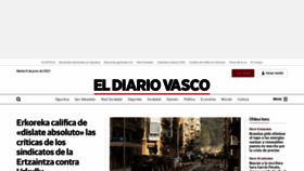 What Diariovasco.com website looked like in 2023 (This year)