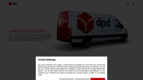 What Dpd.com website looked like in 2023 (This year)