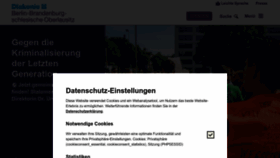 What Diakonie-portal.de website looked like in 2023 (This year)