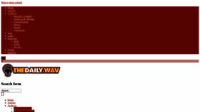 What Dailywav.com website looked like in 2023 (This year)