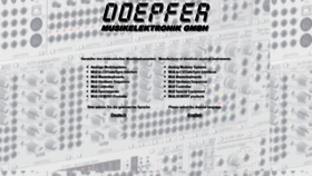 What Doepfer.de website looked like in 2023 (This year)
