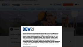 What Dew21.de website looked like in 2023 (This year)