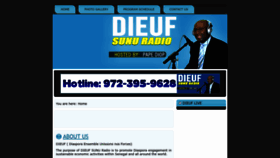 What Dieufsunuradio.com website looked like in 2023 (This year)