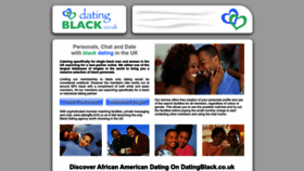 What Datingblack.co.uk website looked like in 2023 (This year)