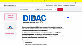 What Dicdidac.cat website looked like in 2023 (1 year ago)