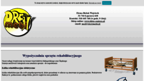 What Drewmebi.pl website looked like in 2023 (This year)