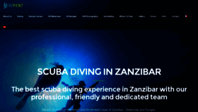 What Divepointzanzibar.com website looked like in 2023 (This year)