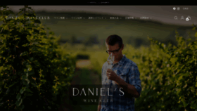 What Danielswine.club website looked like in 2023 (This year)