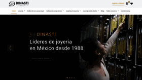 What Dinasti.com website looked like in 2023 (This year)